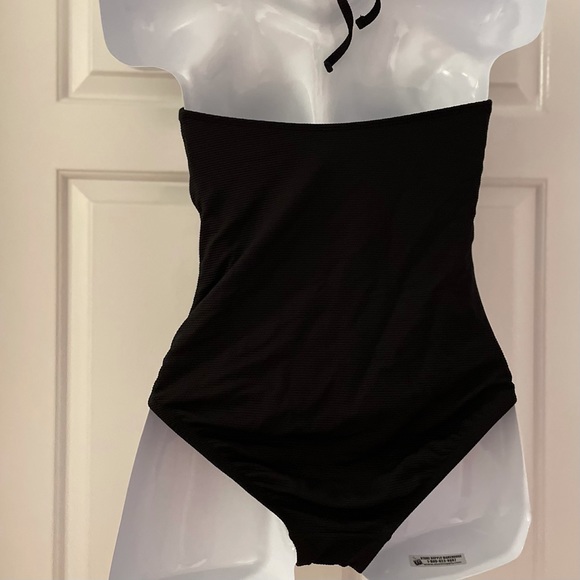 Scalloped Edge Bathing Suit, Black, Time and Tru size S (4-6) - Picture 4 of 16